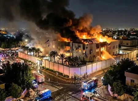 U.S. Embassy in Riyadh Hit by Iran Drones