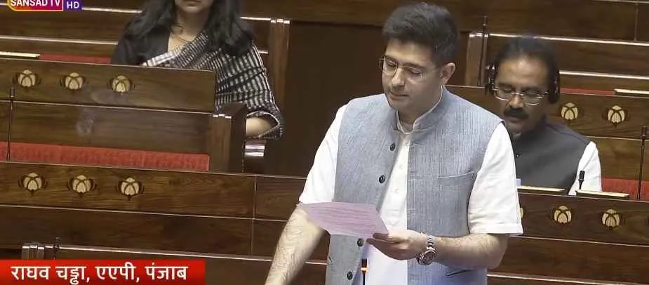 “Why Do Users Pay 13 Times a Year?” Raghav Chadha Questions 28-Day Recharge Plans in Parliament
