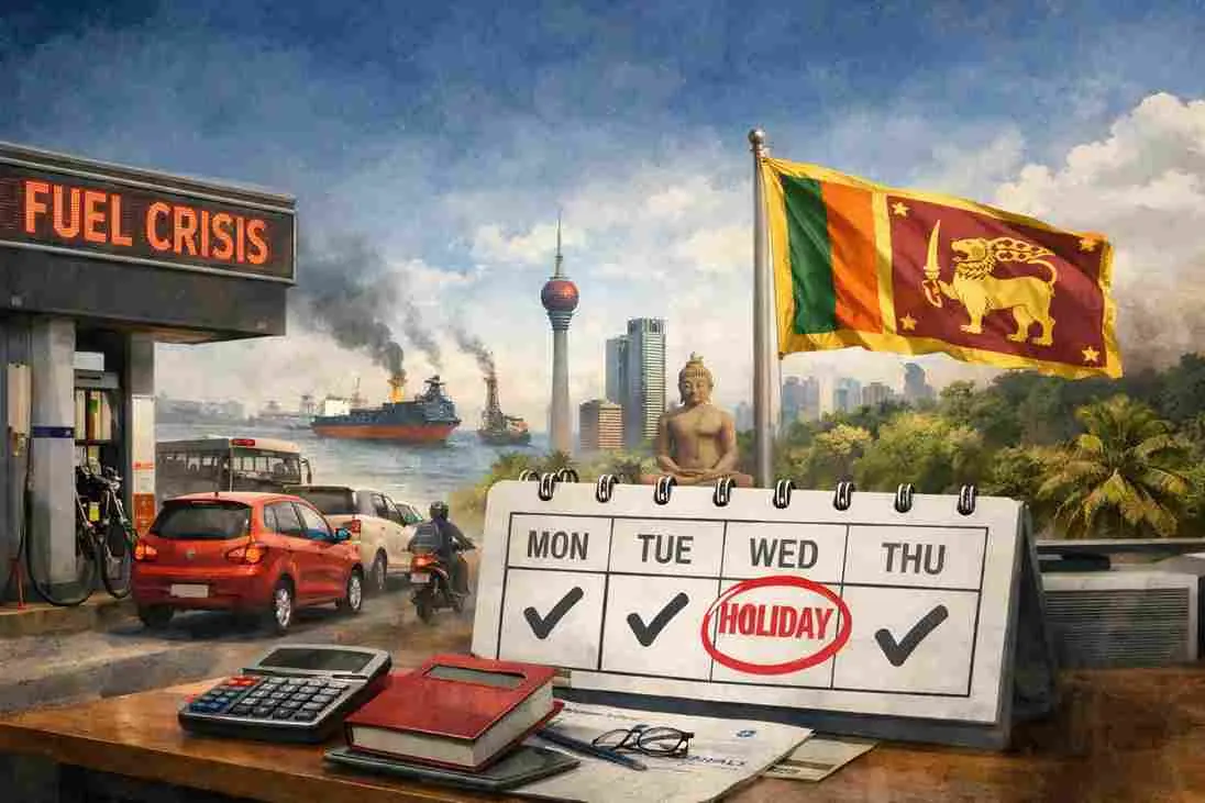 Fuel Crisis: Sri Lanka Introduces Four-Day Work Week From March 18
