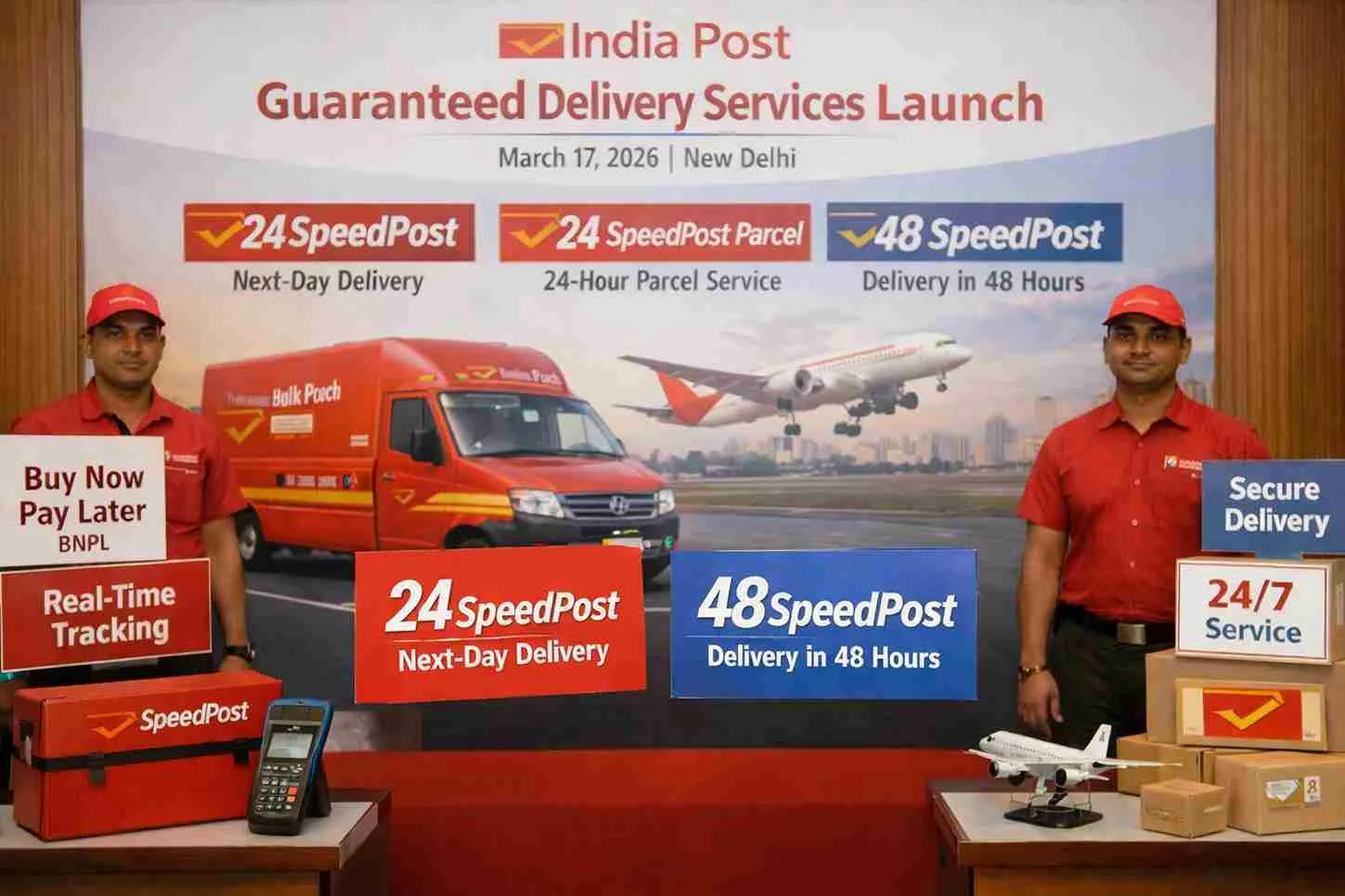 India Post Launches 24-Hour &amp; 48-Hour Guaranteed Delivery Services