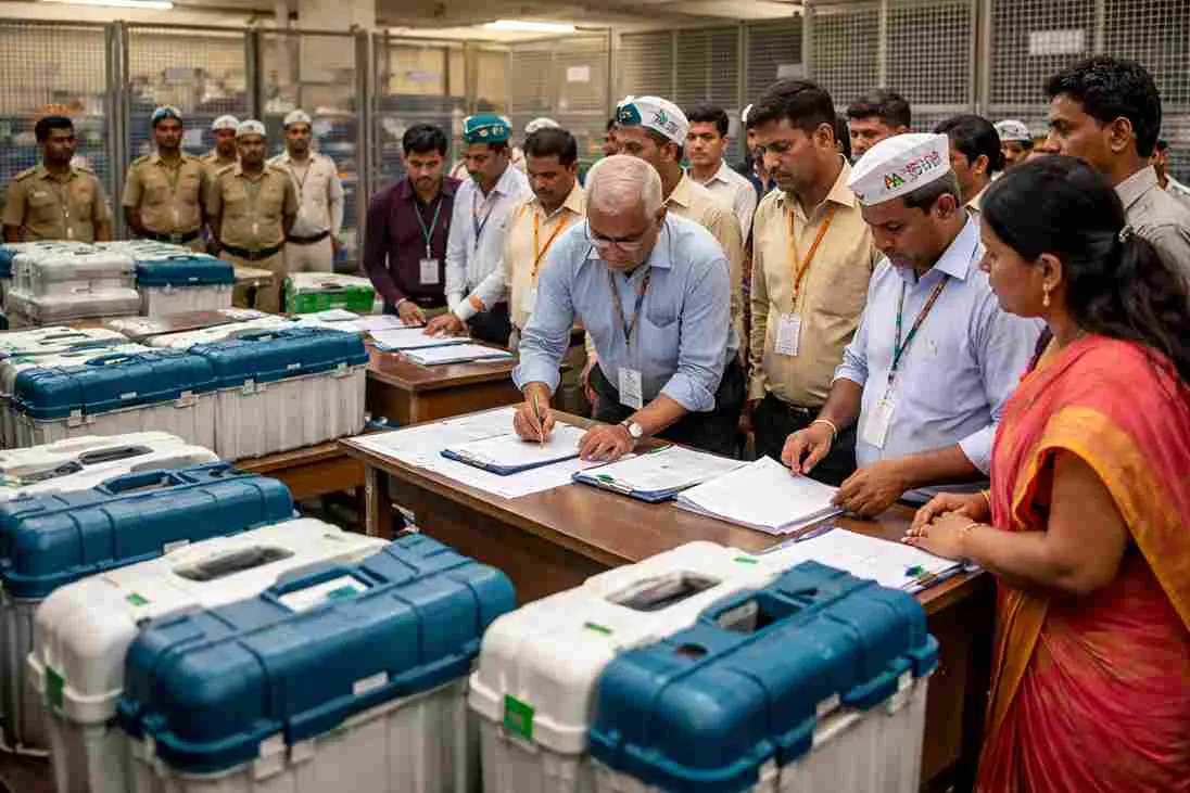 EVM Allocation Begins for Assam, Kerala and Puducherry Elections