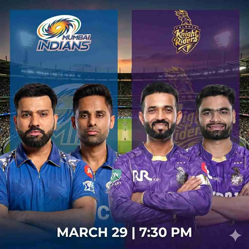 MI vs KKR Match Preview IPL 2026: Probable XI, Pitch Report, Key Players & Head-to-Head