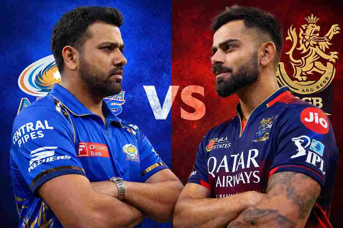 Super Sunday Thriller: Rohit vs Kohli in MI vs RCB Clash – Match Preview, Inside News, Key Battles & Winning Prediction