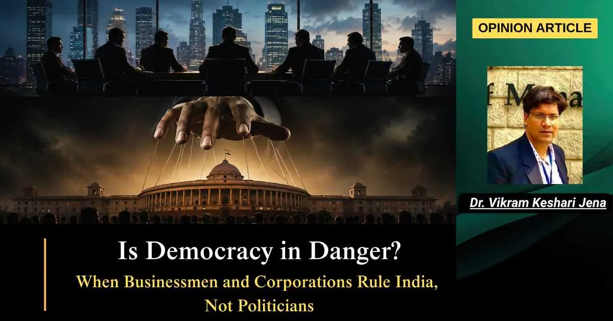 When Businessmen and Corporations Rule India, Not Politicians: Is Democracy in Danger?