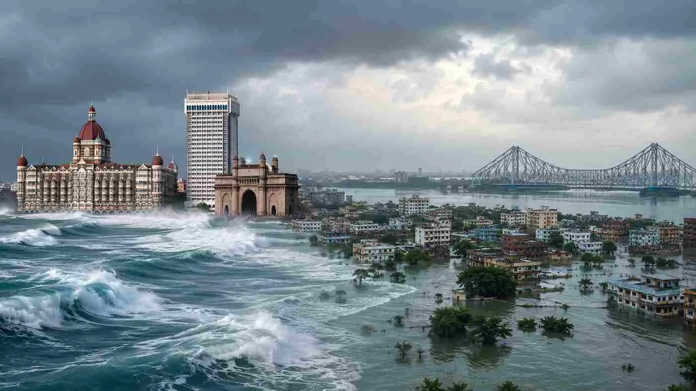 Rising Seas Could Threaten Homes of 1.4 Crore People in Mumbai and Kolkata