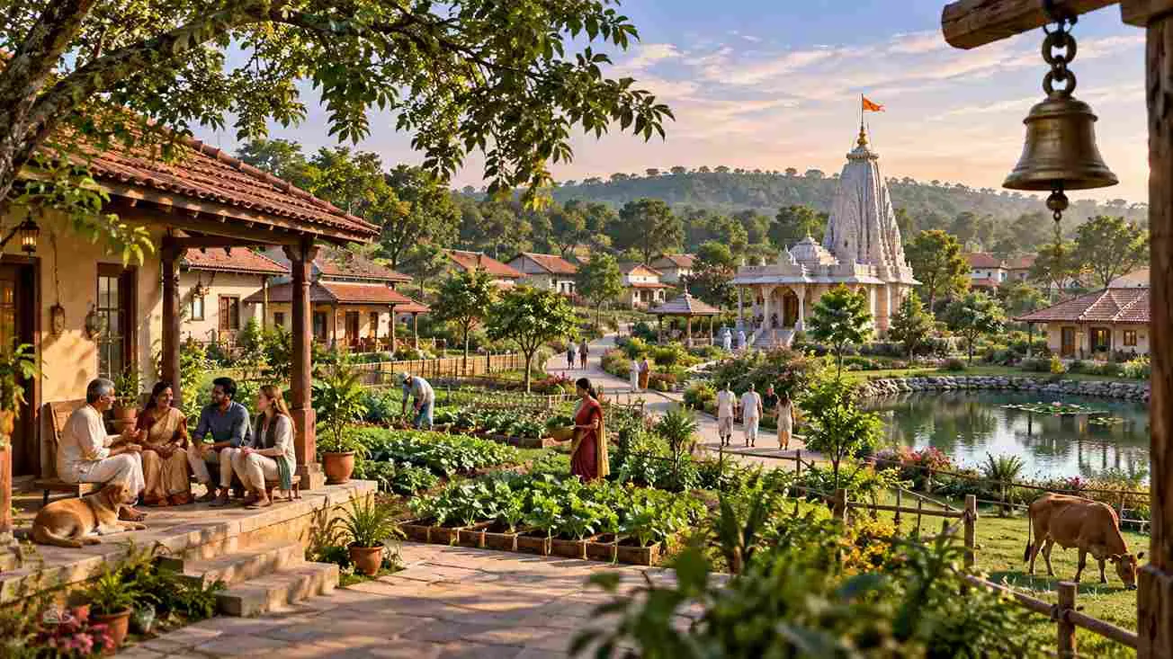 Why an Indian-Style Vedic Village Is Being Built in America